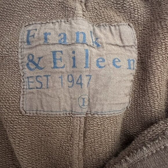 New Frank & Eileen Triple Fleece‎ Brown Catherine Pant Size Large Drawstring - Picture 2 of 11